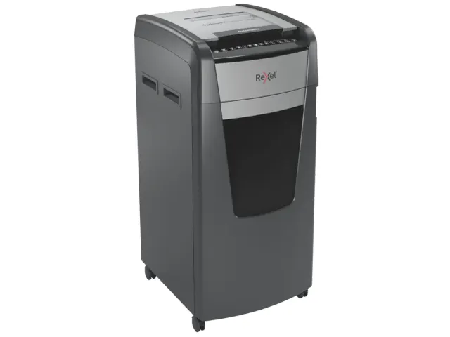 Optimum Auto+ 750M papiervernietiger microsnippers P5 zwart