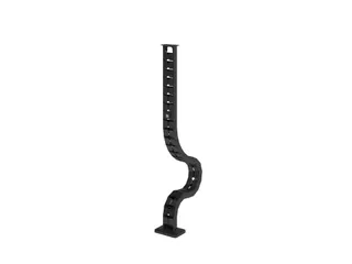 Addit kabelgeleider Zwart voor zit-sta Bureau 130cm incl magneethouder - 2