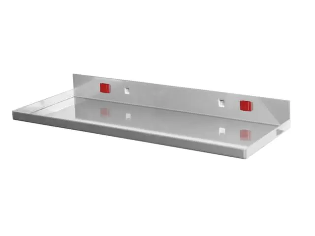 Abax-Legbord Voor Geperforeerde Platen B X D 350x 125mm Aluminium