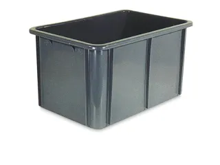 Stapelbak Pe Hxlxb 320X600X400Mm Inhoud 60L Grijs - 3
