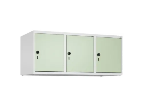 opzetkast,v. locker,3vak.,vak B 400mm,HxBxD 500x1200x500mm