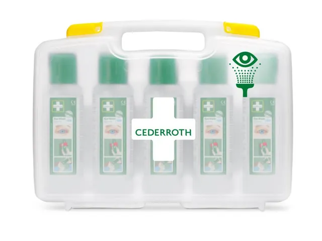 Cederroth 51011042 Oogdouchekoffer met 5 flessen