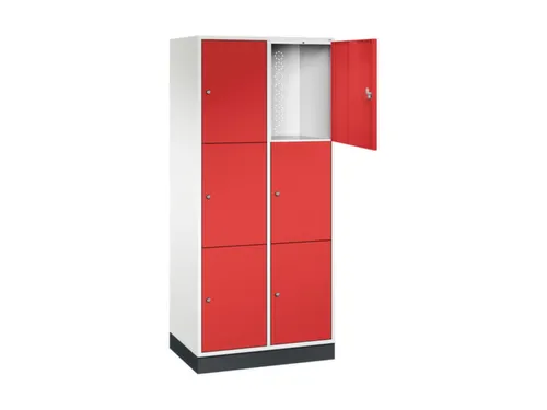 grootvolume-lockersysteem,HxBxD 1950x820x500mm,2x3vakken,cil.-slot