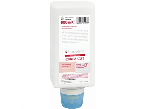 Curea Soft huidverzorgingscrème droge huid 1 liter vulling doos 6 st