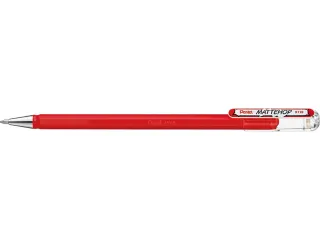 Gelschrijver Pentel K110 Mattehop medium rood - 1