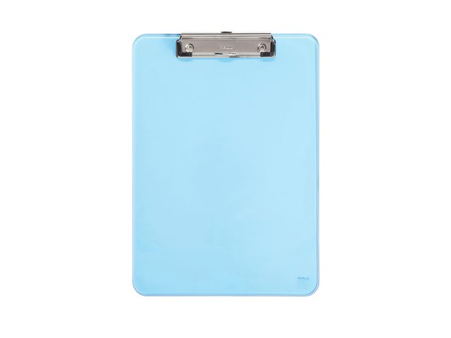 Klembord MAUL A4 staand transparant neon blauw | KlembordenShop.be