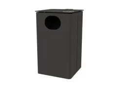 combi-asbak,HxBxD 537x325x388mm,afvalbak inhoud 35l