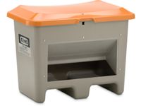 strooigoedbak 200l HxLxB 690x890x600mm GVK grijs deksel oranje