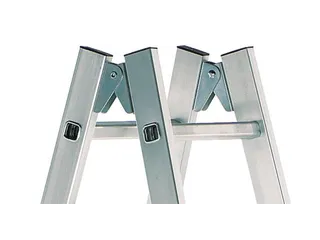 Bokladder Dubbelzijdig Aluminium 3.46m 2x12sporten Stalen Scharnieren - 2