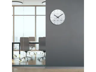 Wereldtijden klok - Stille wandklok - 43cm - Wit - Glazen klok - NeXti - 7
