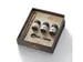 Coffret cadeau stylo plume Sheaffer 100 F Coffee ed. Matt brown 3x10ml