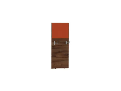 baliepaneel bureau aanbouw rechts NP-tiepolo nut BN3012-oranje 600mm