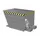 kiepbak,HxLxB 730x1370x800mm,0,55m³,draagverm. 750kg,RAL7005