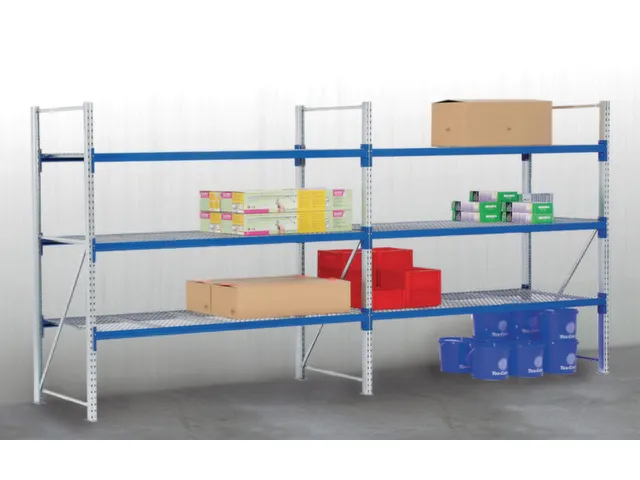 standaard,v. breedvakstelling,HxD 2000x600mm,veldlast 3900kg,verzinkt