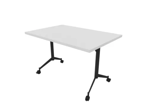klaptafel,HxBxD 750x1200x800mm,hoekig,T-voet donkergrijs,ovale buis