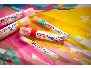 Acrylmarker edding e-5100 medium bessen rood - 6