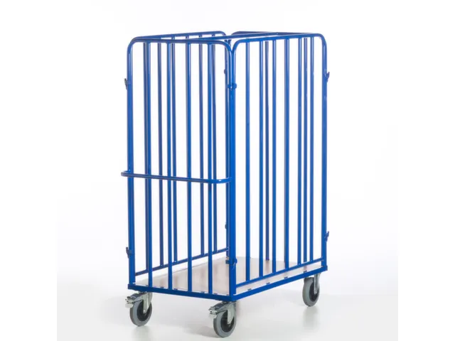 chariot de transport de colis,force 600kg,plateau Lxl 1200x740mm