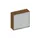 Schuifdeurkast 1150x1200x430mm Romp Noten Decor Front Lichtgrijs