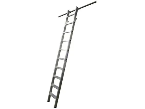 Stellingladder Aluminium 4Haken 10Treden Boom L 2.70M