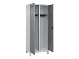 locker voor scheiding van kleding,HxBxD 1950x800x500mm,2vak