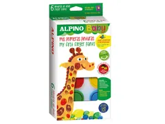 Baby vingerverf 40ml set van 6 potjes