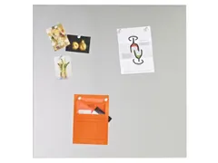 RVS plaat,HxB 970x970mm,geborsteld,magnetisch