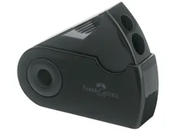 puntenslijper Faber-Castell "Sleeve" zwart 2-gaats