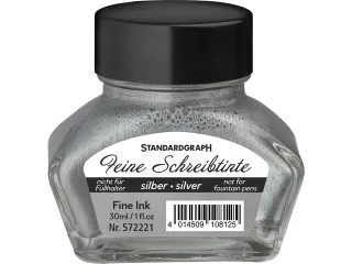 Kalligrafieinkt Inkt Standardgraph 30ml zilver - 1