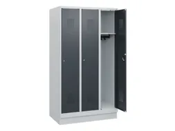 schoollocker,HxBxD 1630x900x500mm,3vak,vak B 300mm,cil.-slot,sokkel
