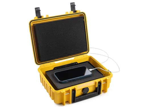 Accukluis Lithium-ion koffer Small Geel ADR Klasse 9