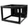 6U 22Inch Diep Scharnierend Open Frame Serverrack Wandmontage