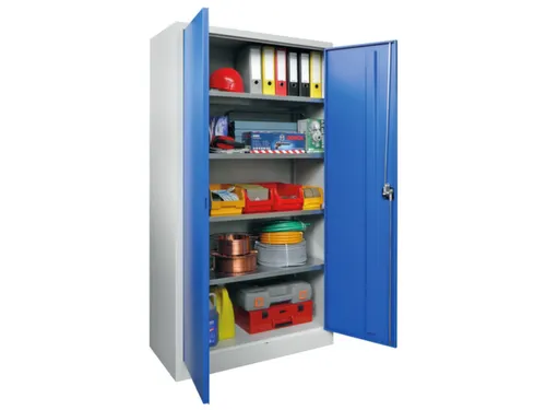 universele kast,HxBxD 1950x1000x600mm,RAL7035,front RAL5012