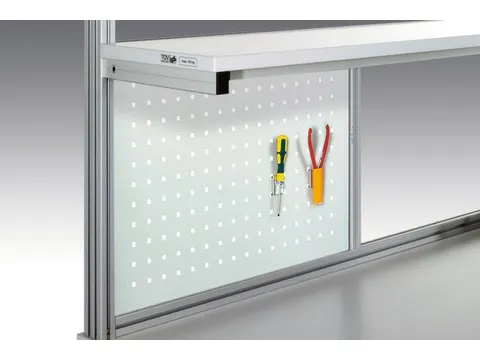 geperforeerde plaat,v. montagetafel,HxB 500x970mm,staal