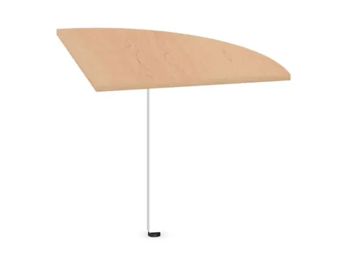 koppelelement voor bureau,90 °,HxBxD 720-840x800x800mm,rond,NE-esdoor