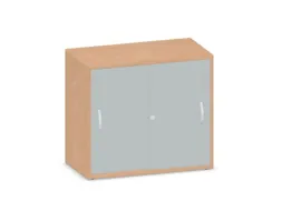 Schuifdeurkast 720x800x430mm Romp Beuken Decor Front Lichtgrijs