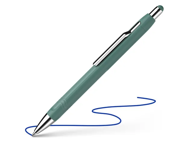 Balpen Schneider Epsilon aqua, blauwschrijvend
