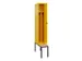 locker met bank,voor scheiding van kleding,HxBxD 2120x300x815mm,1vak