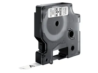 Labeltape Dymo 40913 D1 S720680 9mmx7m zwart op wit - 2