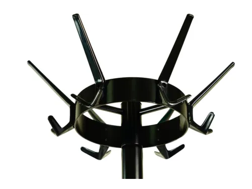 staande kapstok,HxØ 1780x400mm,6jashaken,parapluhouder/druppelvanger