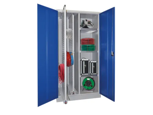 verticale kast,HxBxD 1950x1000x600mm,RAL7035,front RAL7016