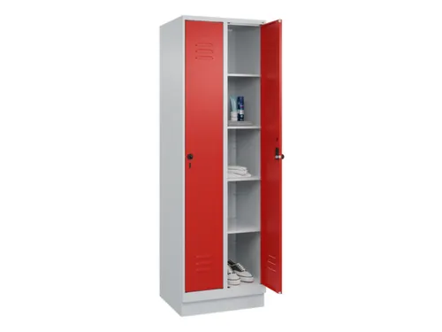 wasgoedverdeelkast,HxBxD 1950x600x500mm,vak B 300mm,draaigrendel
