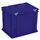 Euronorm Stapelkrat Hxlxb 330x400x300mm 31l Met Deksel Blauw