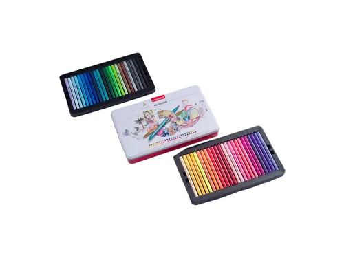 Fineliner en brushpen Bruynzeel etui 48 kleuren