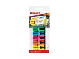 Markeerstift edding 7 mini 1-3mm assorti blister à 4+1 stuk gratis