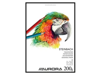 Tekenblok Aurora A4 20 vel 200 gram Steinbach papier - 1