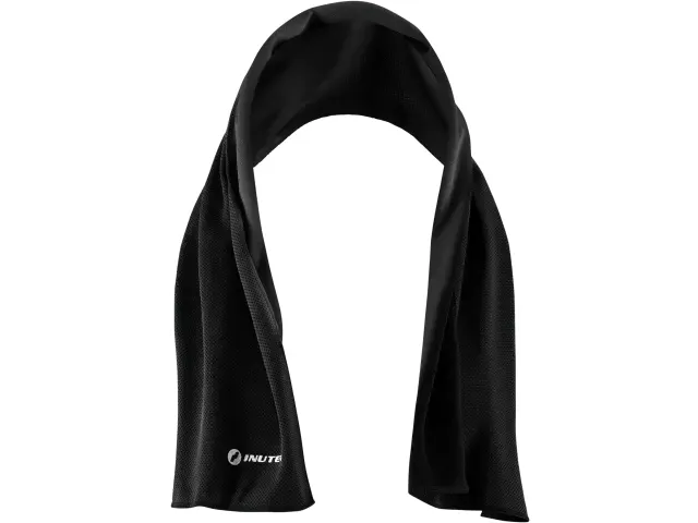 Inuteq Body Cooling Towel+ koel handdoek 78x33cm Zwart