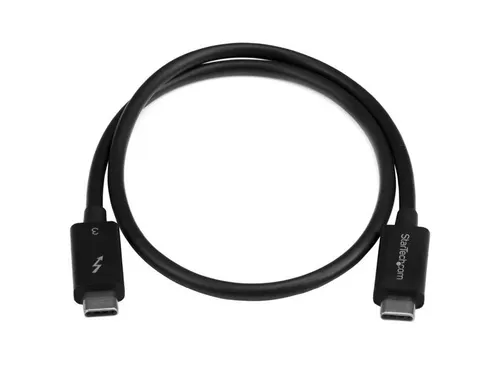 0.5 Meter Thunderbolt 3 (40gbps) Usb-c Kabel Zwart