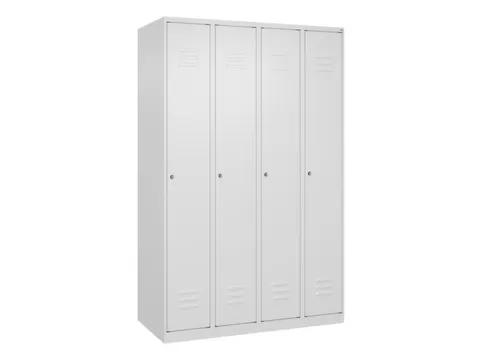 locker voor scheiding van kleding,HxBxD 1850x1200x500mm,4vak