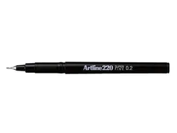 Fineliner Artline 220 rond super fijn blauw