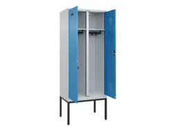 locker voor scheiding van kleding,HxBxD 2120x800x500mm,2vak